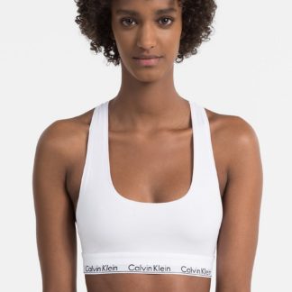 Calvin Klein bílá sportovní podprsenka Bralette