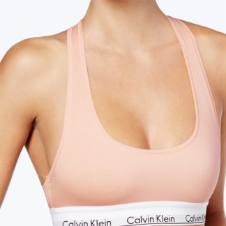 Calvin Klein pudrová sportovní podprsenka Bralette