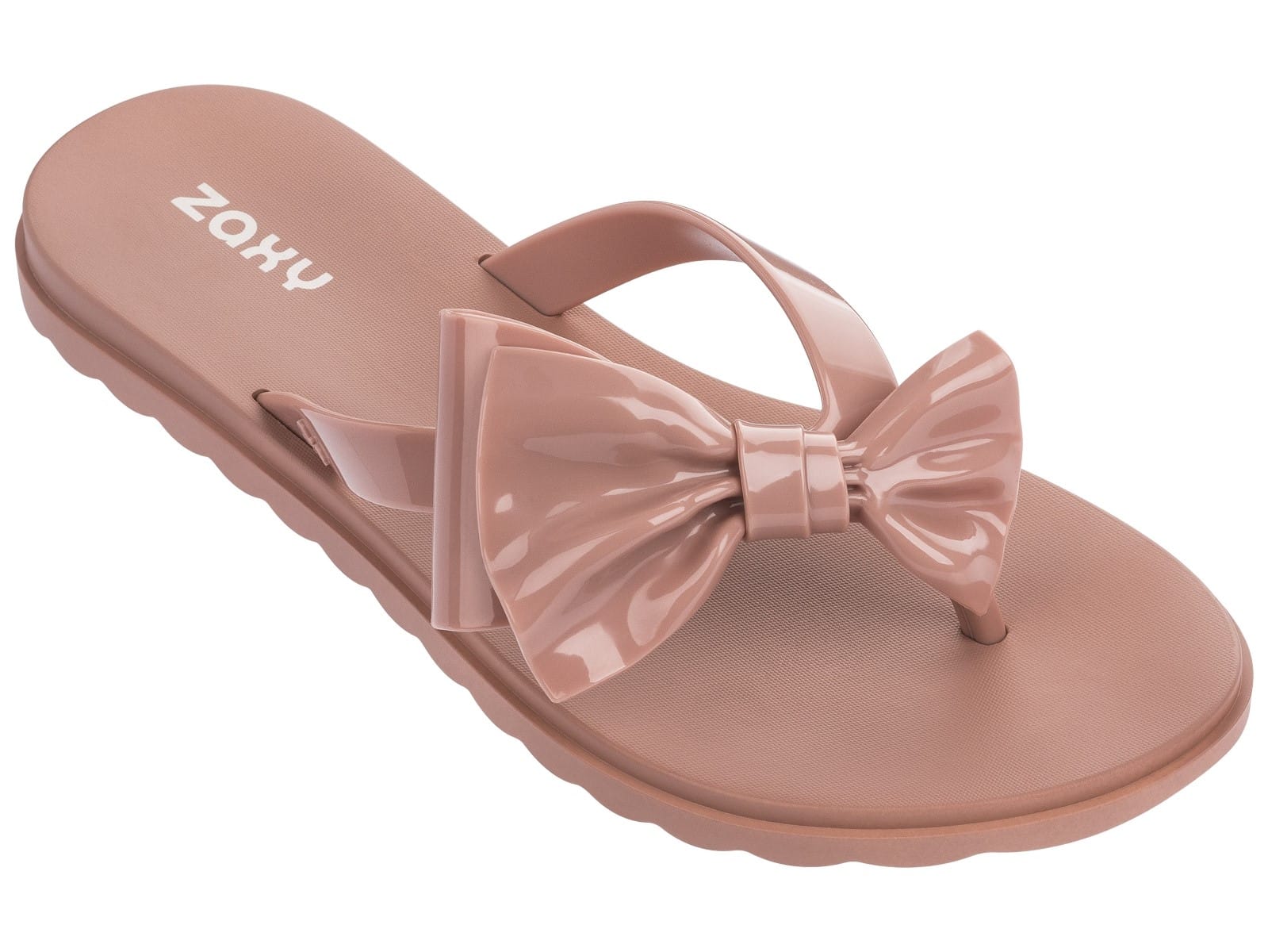 Zaxy béžové žabky Fresh Memory Thong Nude