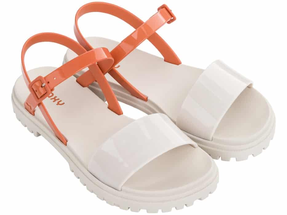 Zaxy béžové sandály Zoom Sand Plat Fem Beige