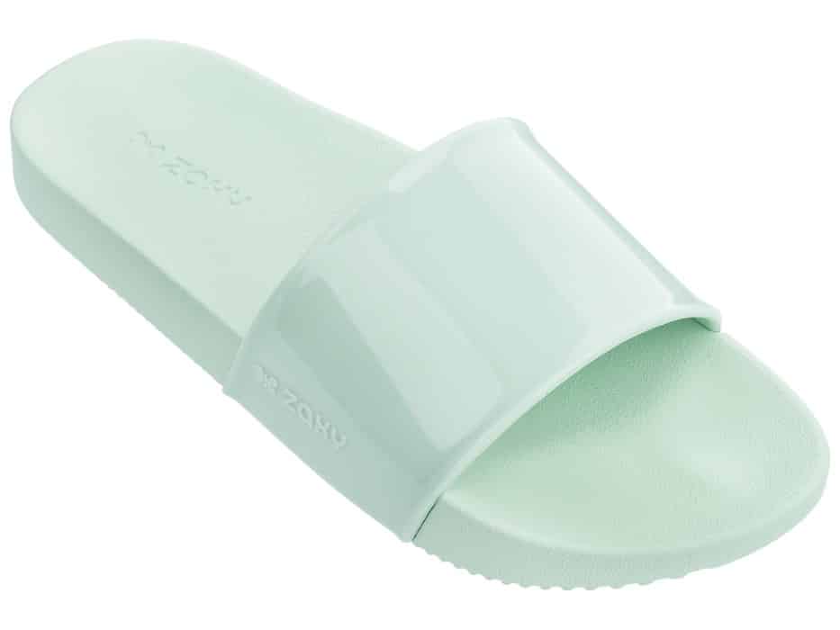 Zaxy zelené pantofle Snap Slide Fem Green