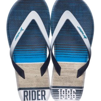 Rider modré pánské žabky R1 Energy Ad White/Blue