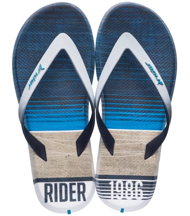 Rider modré pánské žabky R1 Energy Ad White/Blue