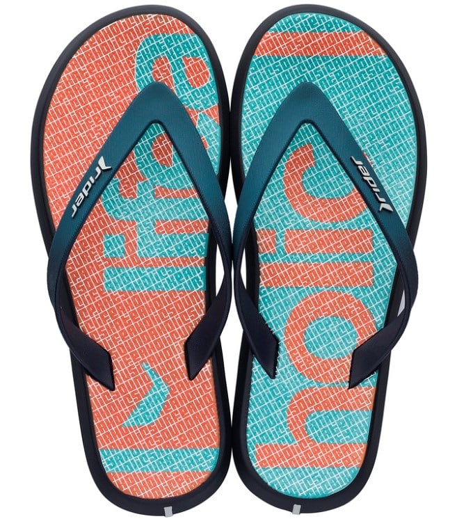 Rider barevné pánské žabky R1 Energy Plus Ii A Blue/Blue/Orange