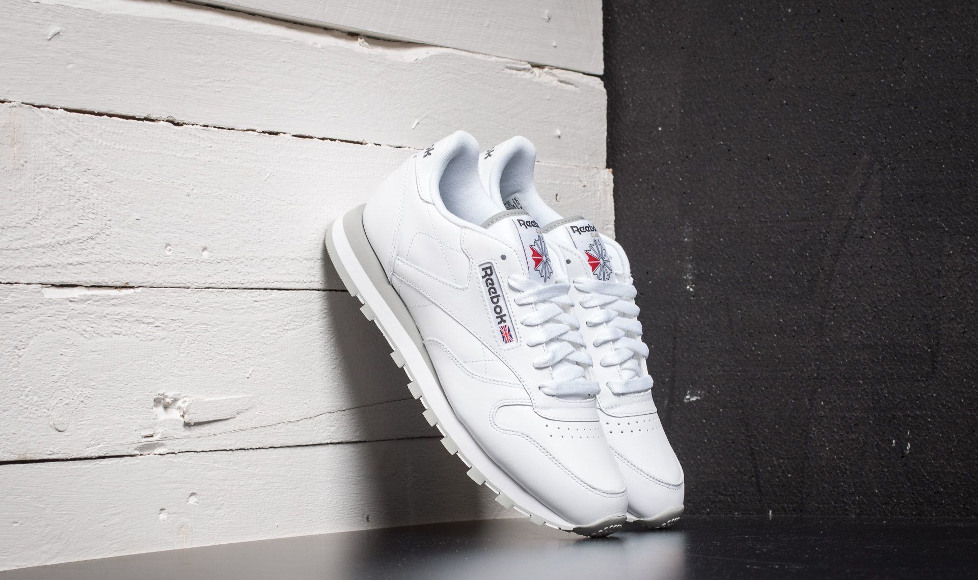 Reebok Classic Leather White/Light Grey