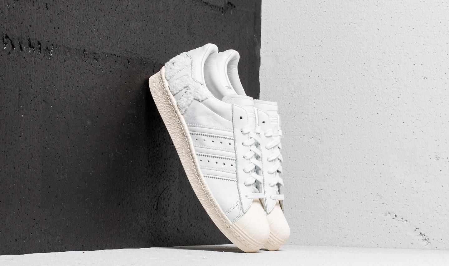 adidas Superstar 80s Crystal White/ Crystal White/ Off White