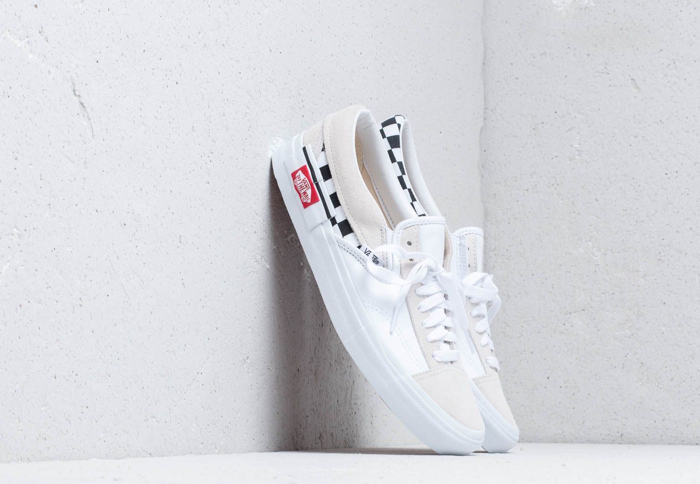 Vans Vault Slip-On CAP (Checkerboardard) Truwht/ Blk