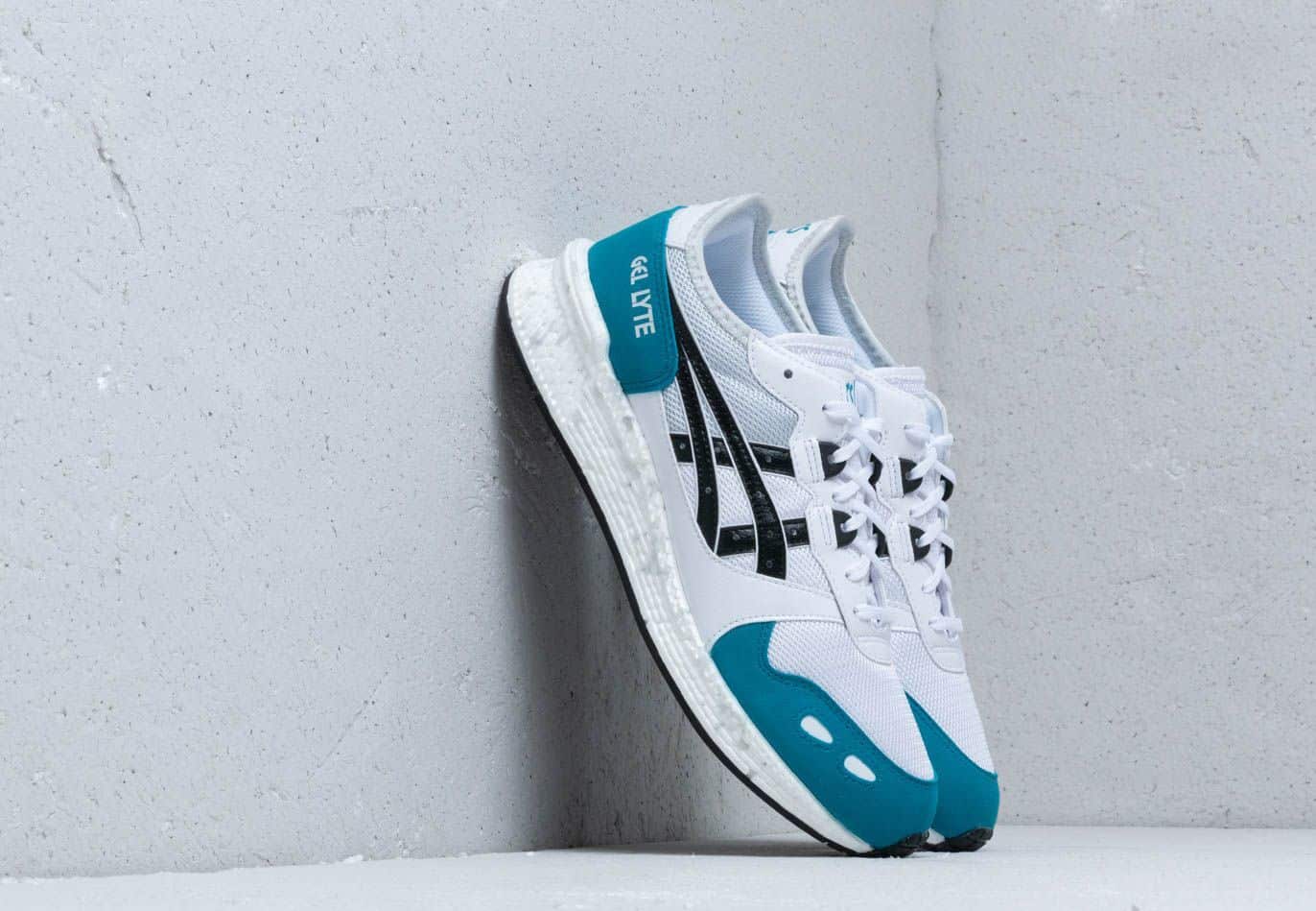 Asics HyperGel-Lyte White/ Teal Blue