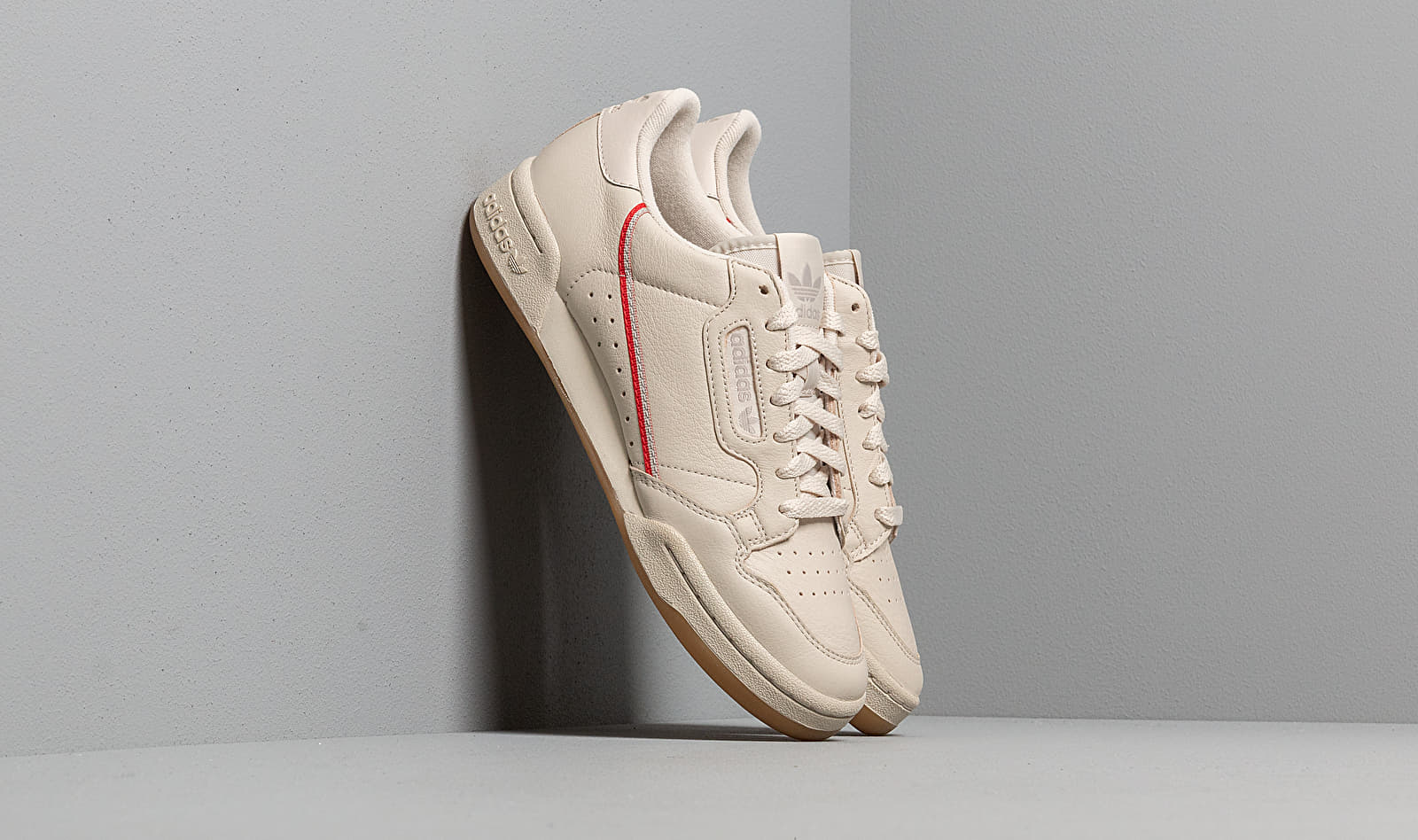 adidas Continental 80 Core Brown/ Scarlet/ Ecru Tint