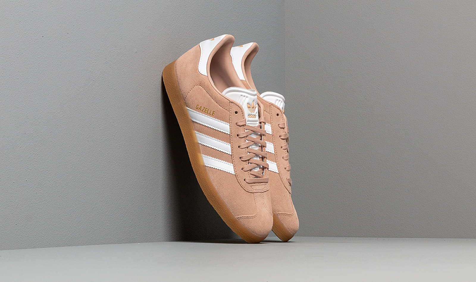 adidas Gazelle Ash Pearl/ Ftw White/ Gum3
