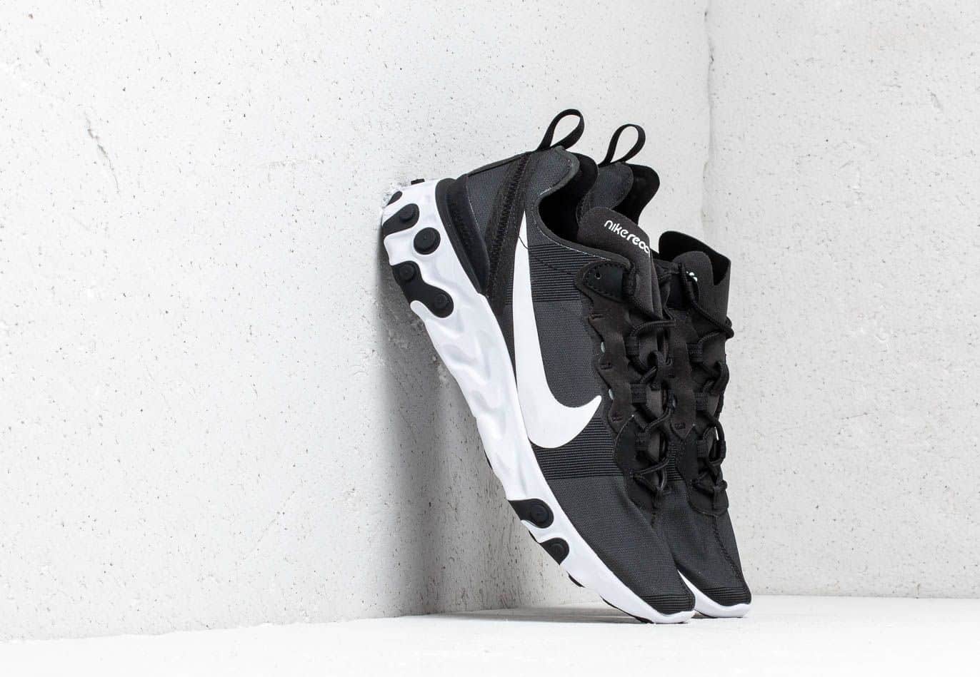 Nike React Element 55 Black/ White