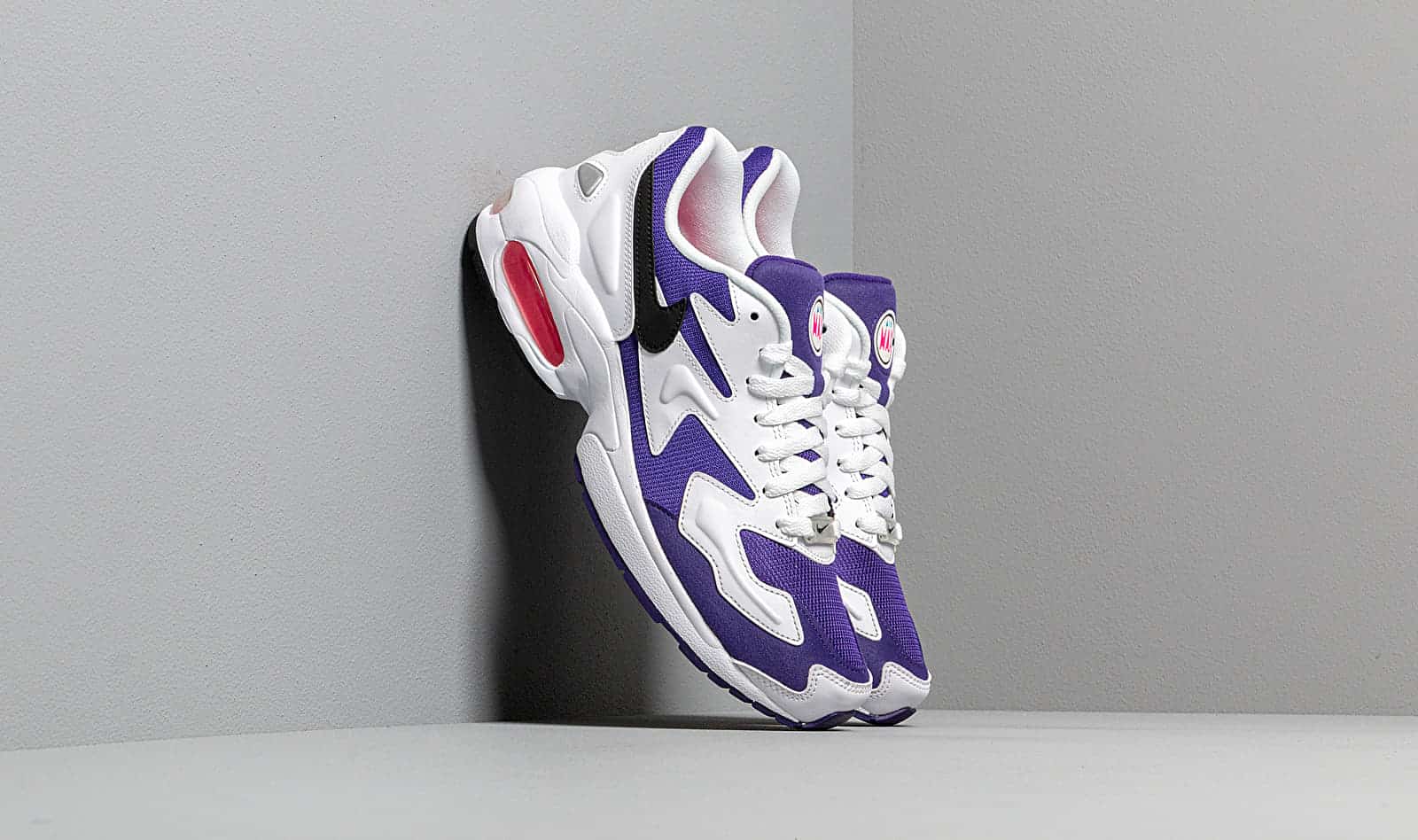 Nike Air Max2 Light White/ Black-Court Purple-Hyper Pink