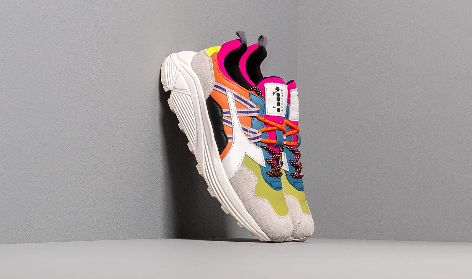 Diadora Rave Leather Pop Golden Poppy