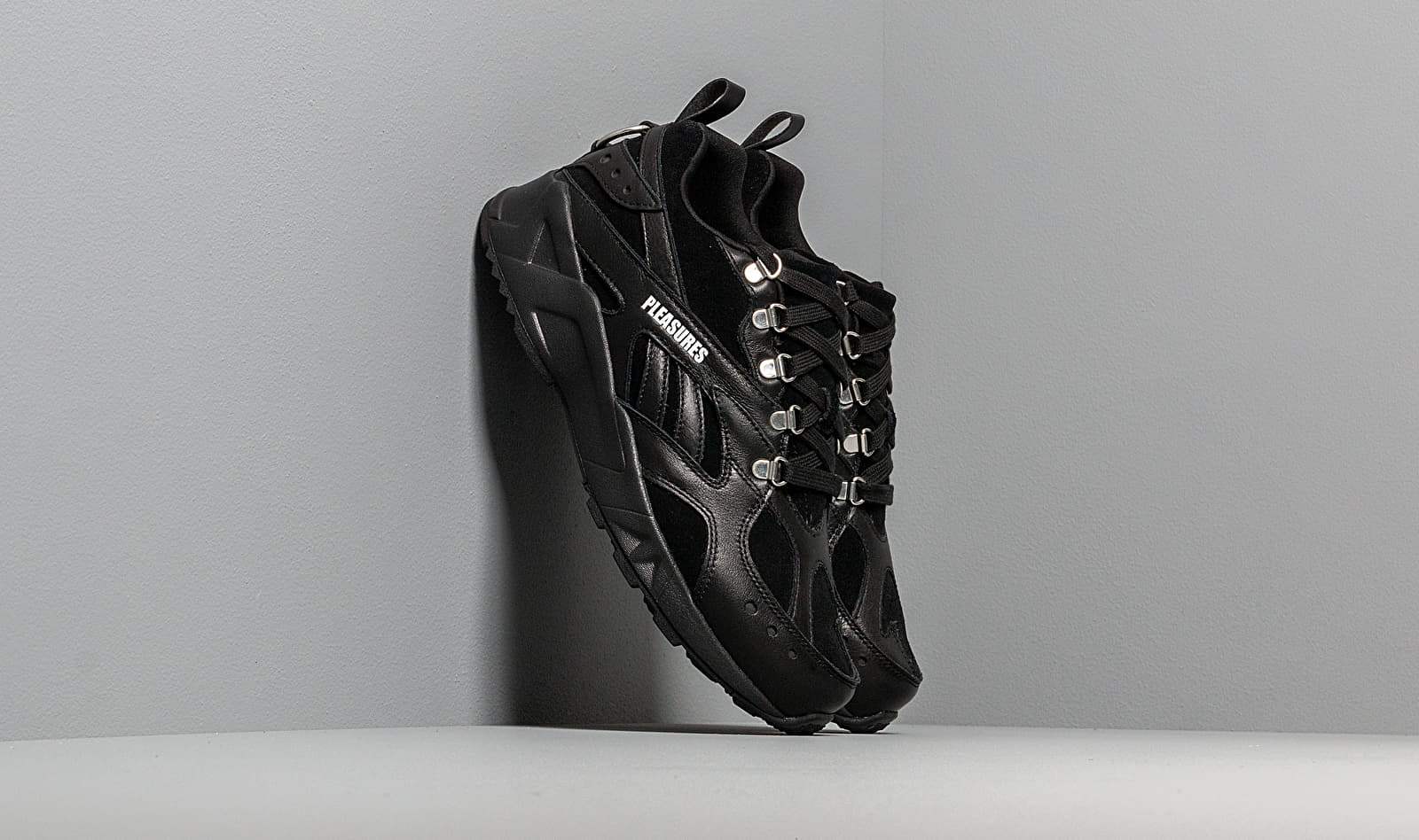 Reebok x Pleasures Aztrek Black/ Black/ White