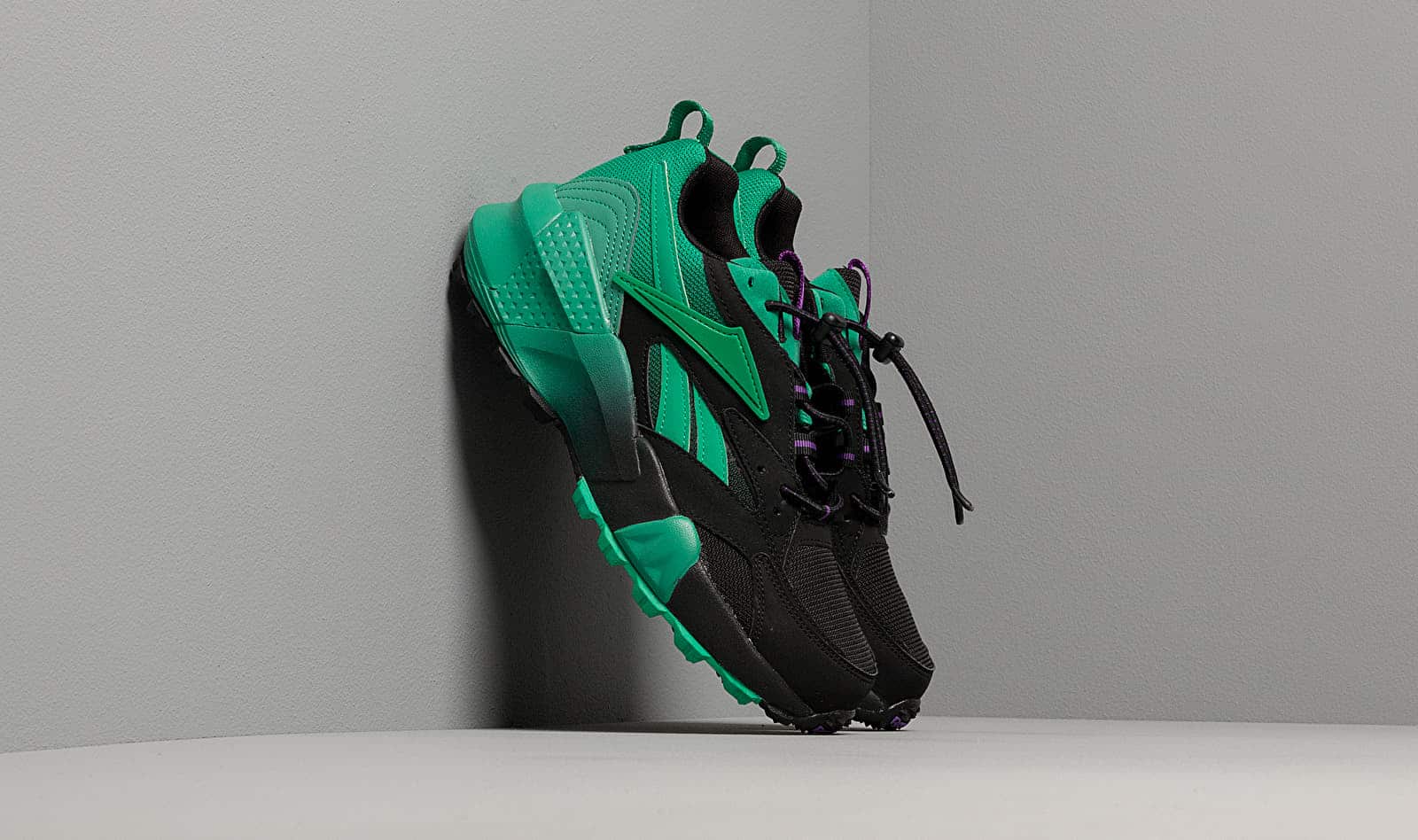 Reebok Aztrek Double Mix Trail Black/ Emeral/ Regular Purple