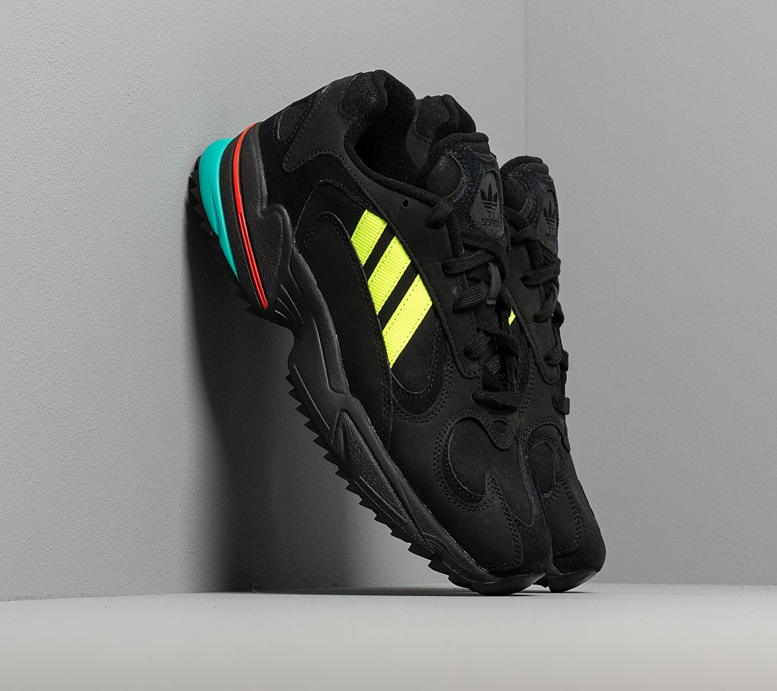 adidas Yung-1 Trail Core Black/ Solar Yellow/ Hi-Res Aqua