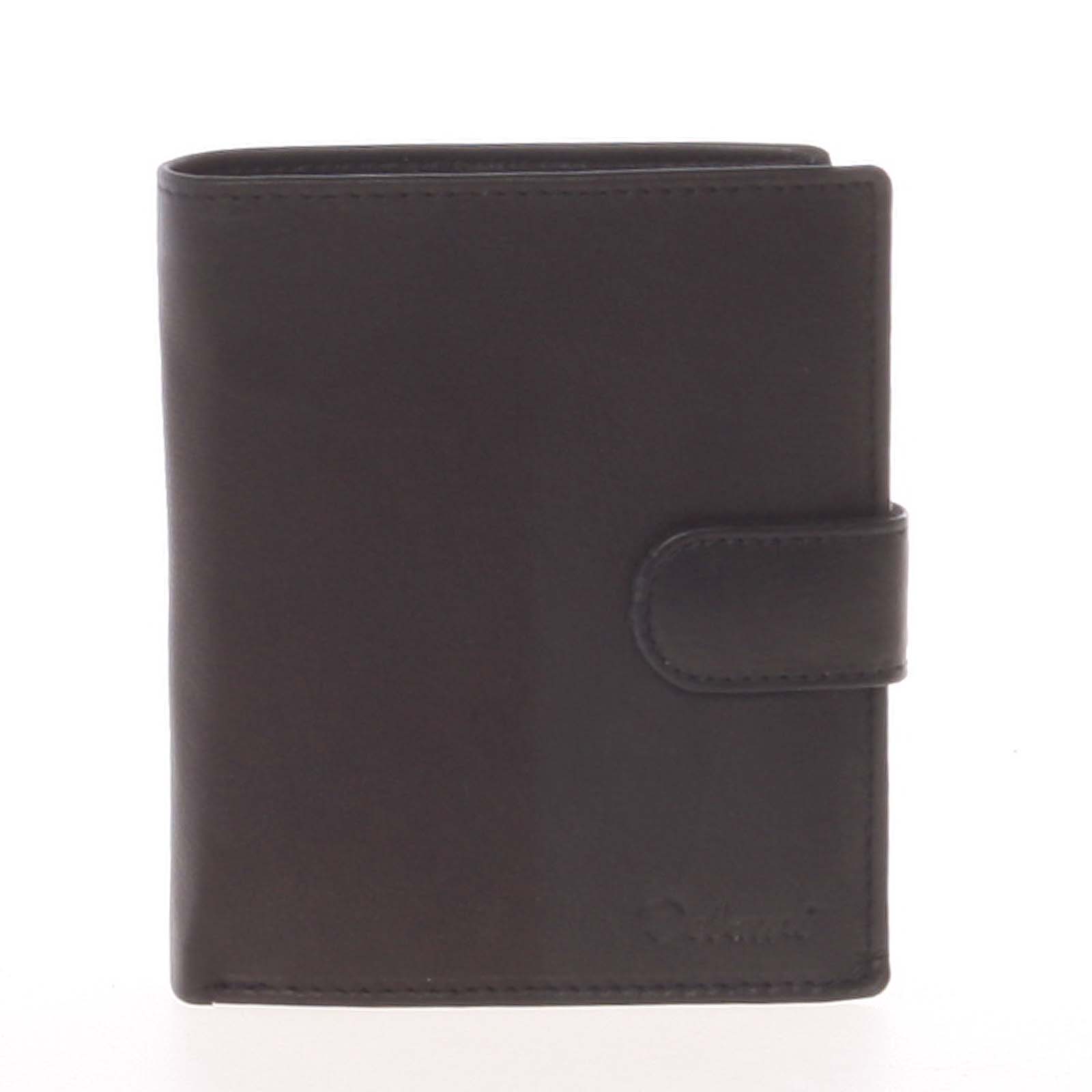 Kožená pánská peněženka - Delami 11163 černá