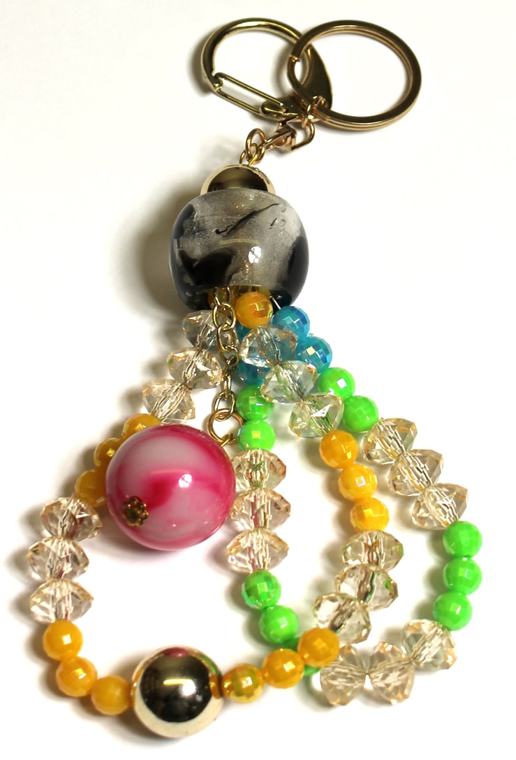 Přívěsek na kabelku barevný C1005 barevná