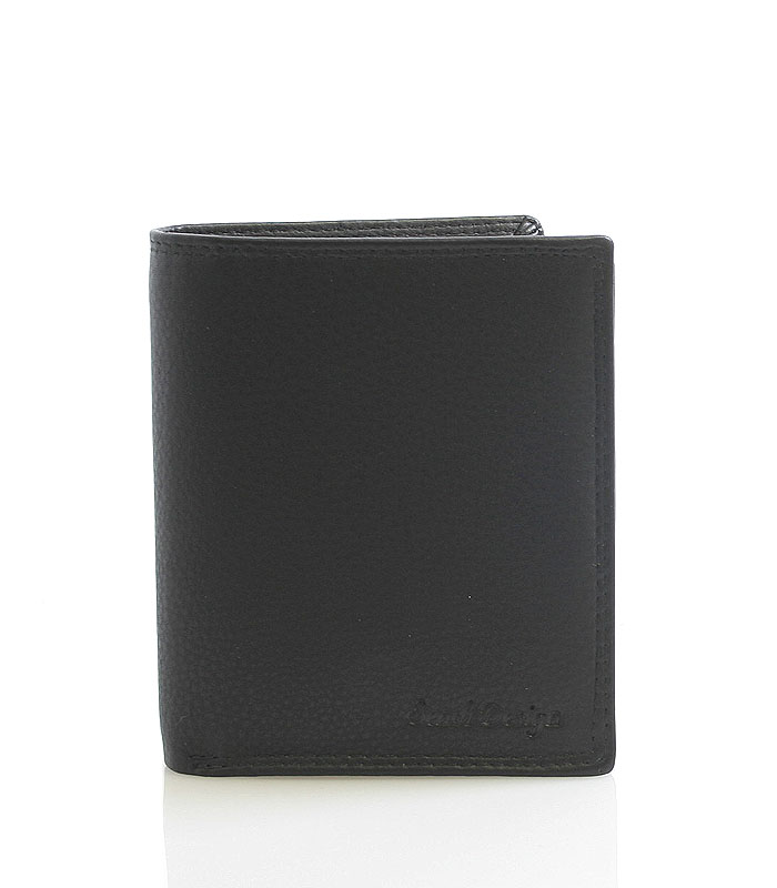 Černá kožená peněženka SendiDesign P16-6 černá