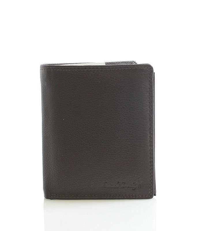 Hnědá kožená peněženka SendiDesign P16-6 hnědá