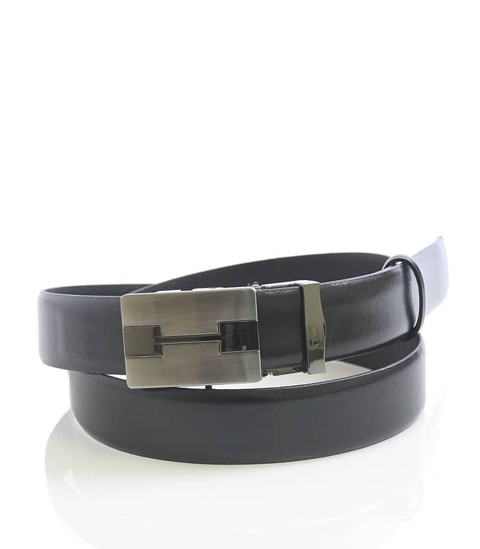 Pánsky oblekový opasek automatický černý - Maxim černá