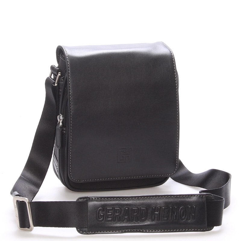 Pánská taška přes rameno na doklady černá - Gerard Henon Lennard černá