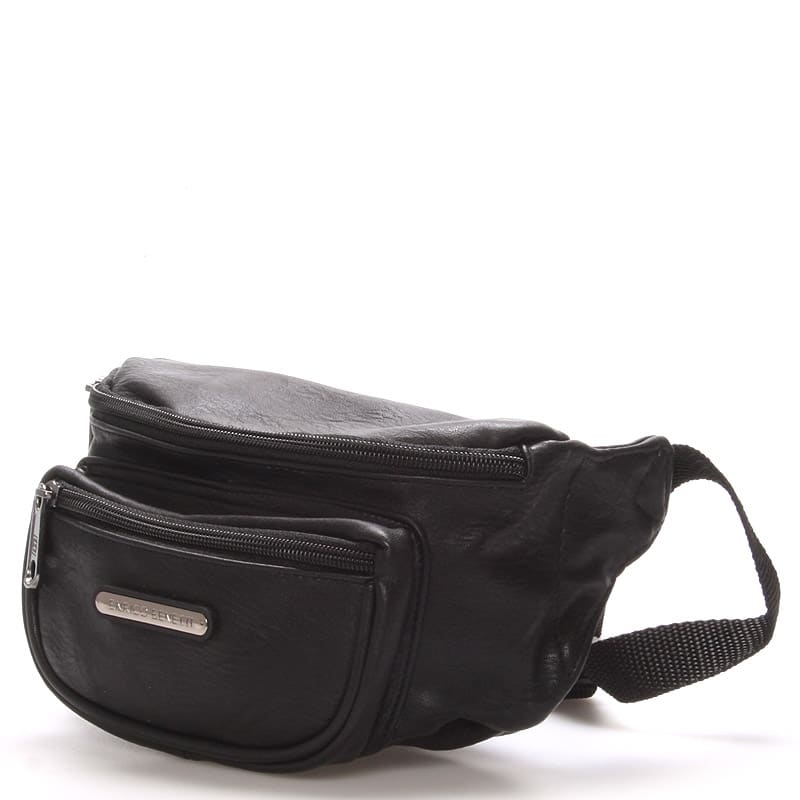 Pánská ledvinka černá - Enrico Benetti Norman černá