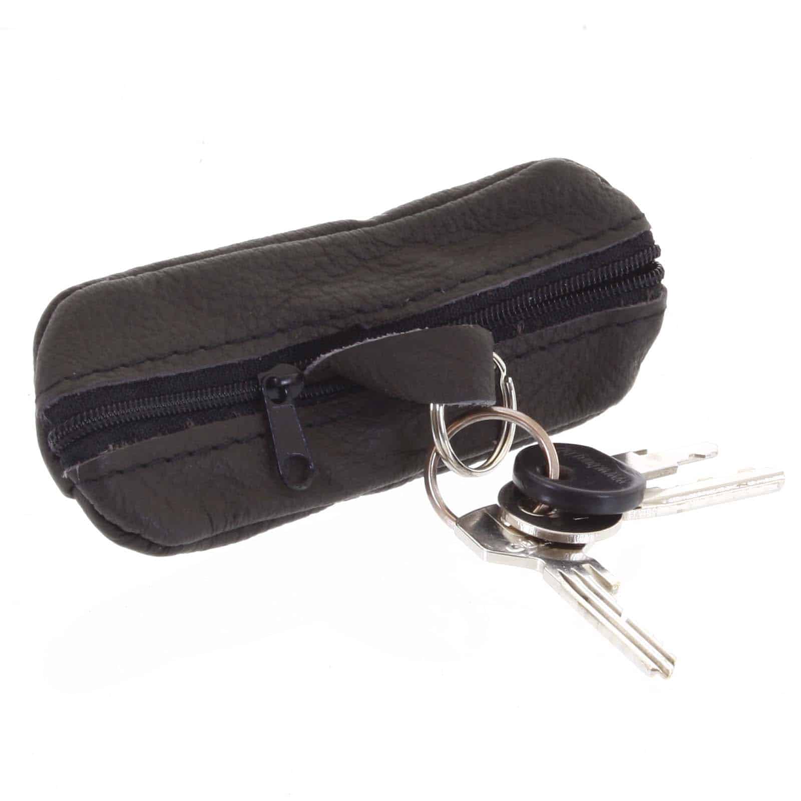 Kožená klíčenka SendiDesign tmavě hnědá - KL002 hnědá