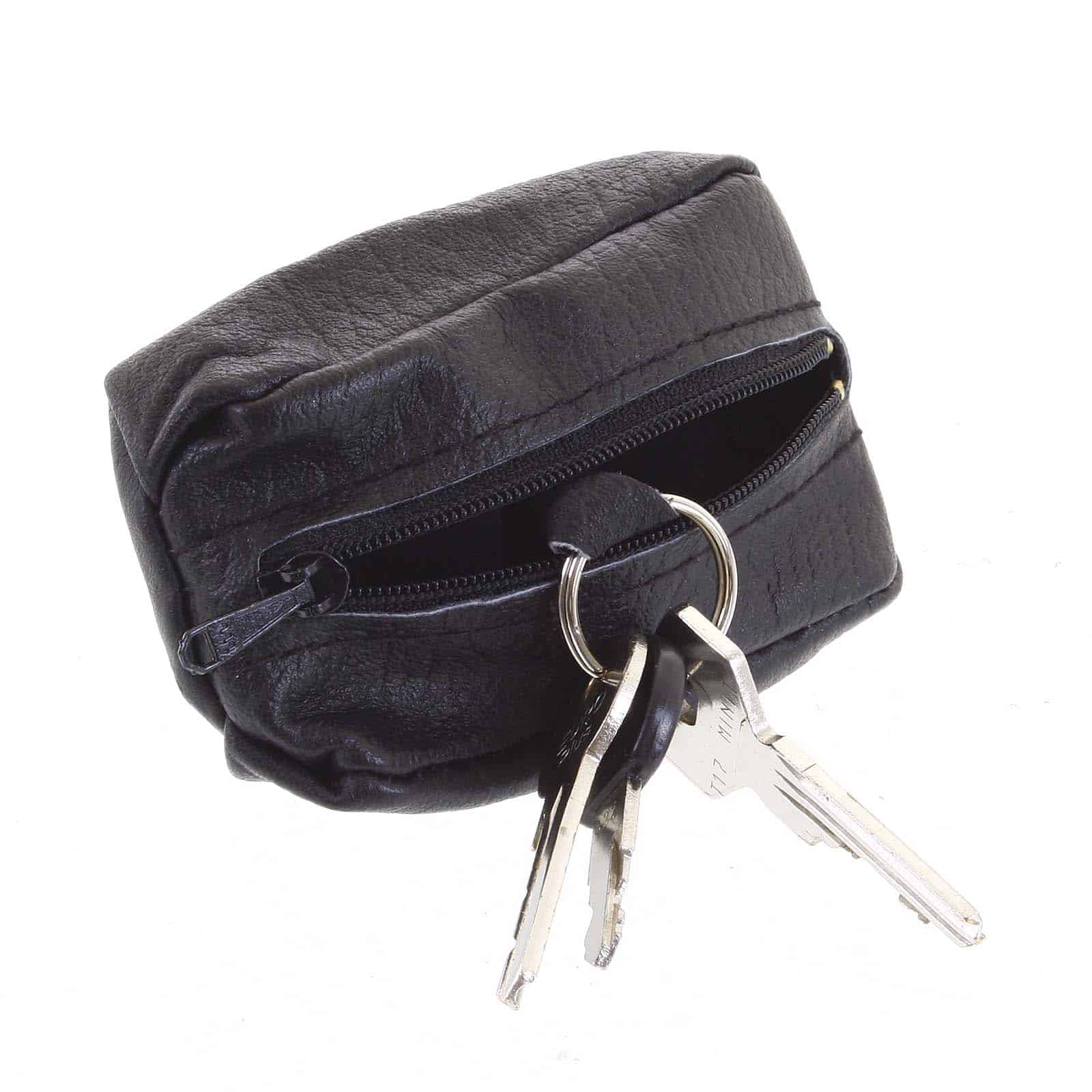 Kožená klíčenka SendiDesign černá - KL002 Wide černá