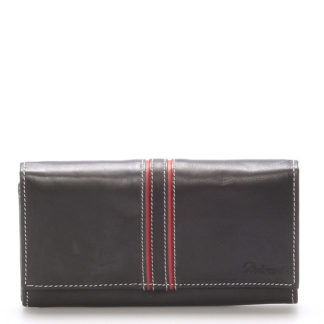 Dámská kožená peněženka černá - Delami Lestiel černá