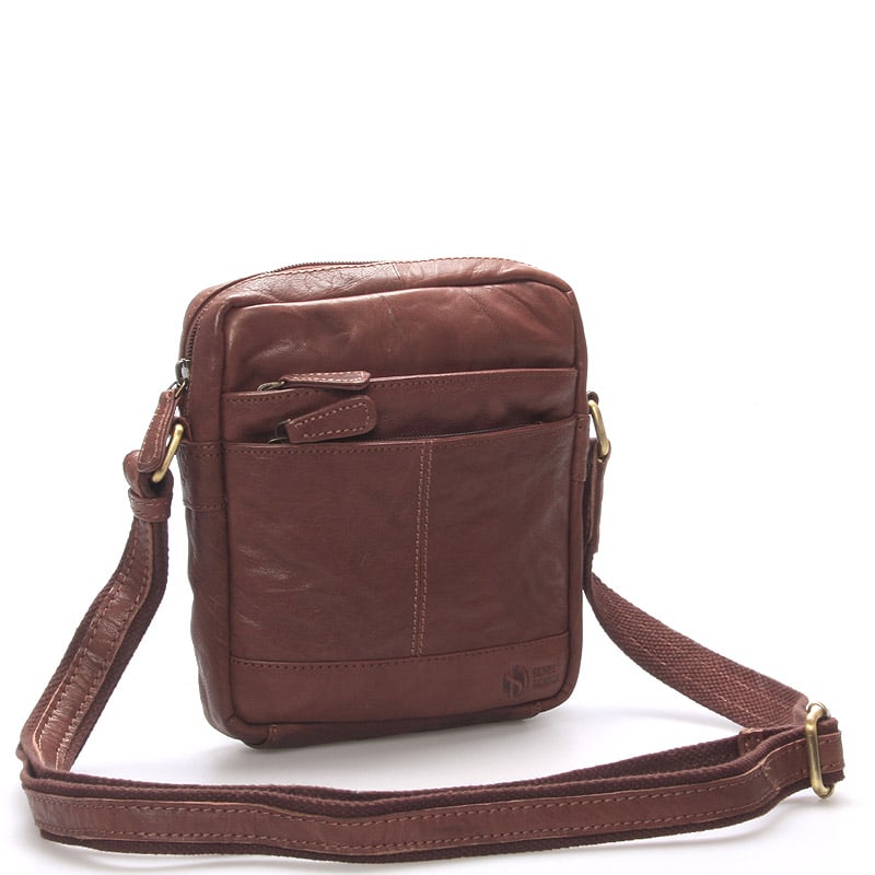 Módní kožená taška hnědá - Sendi Design Flinderse hnědá