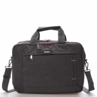 Kvalitní šedá kabela do ruky na doklady a notebook - Enrico Benetti Abellone šedá