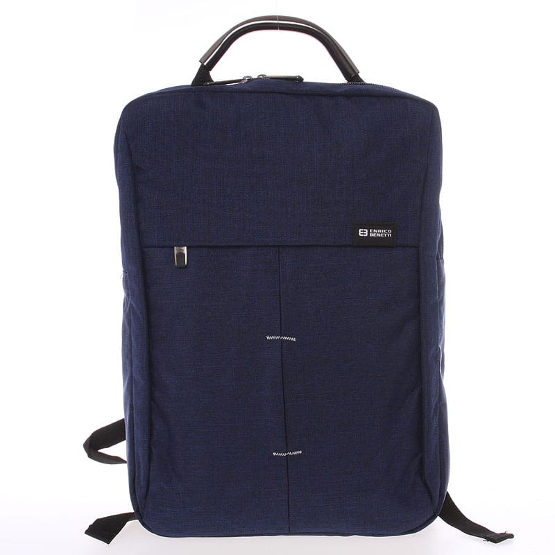 Jedinečný moderní modrý batoh - Enrico Benetti Achelous modrá