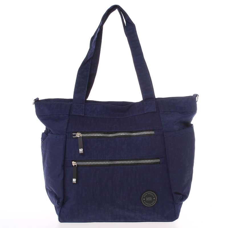 Moderní látková sportovní modrá taška - New Rebels Brielle modrá