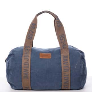 Dámská látková modrá kabelka přes rameno - David Jones Molly modrá