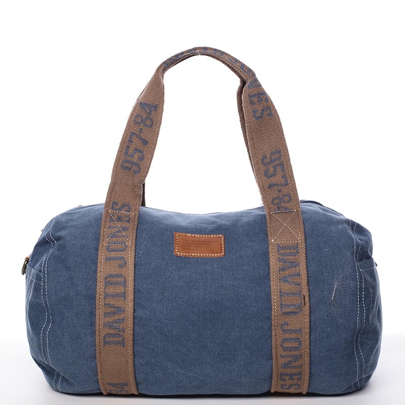 Dámská látková modrá kabelka přes rameno - David Jones Molly modrá