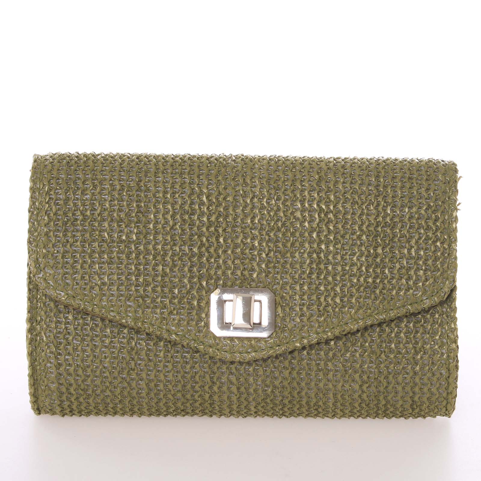 Originální dámské psaníčko zelené - Delami D693 zelená