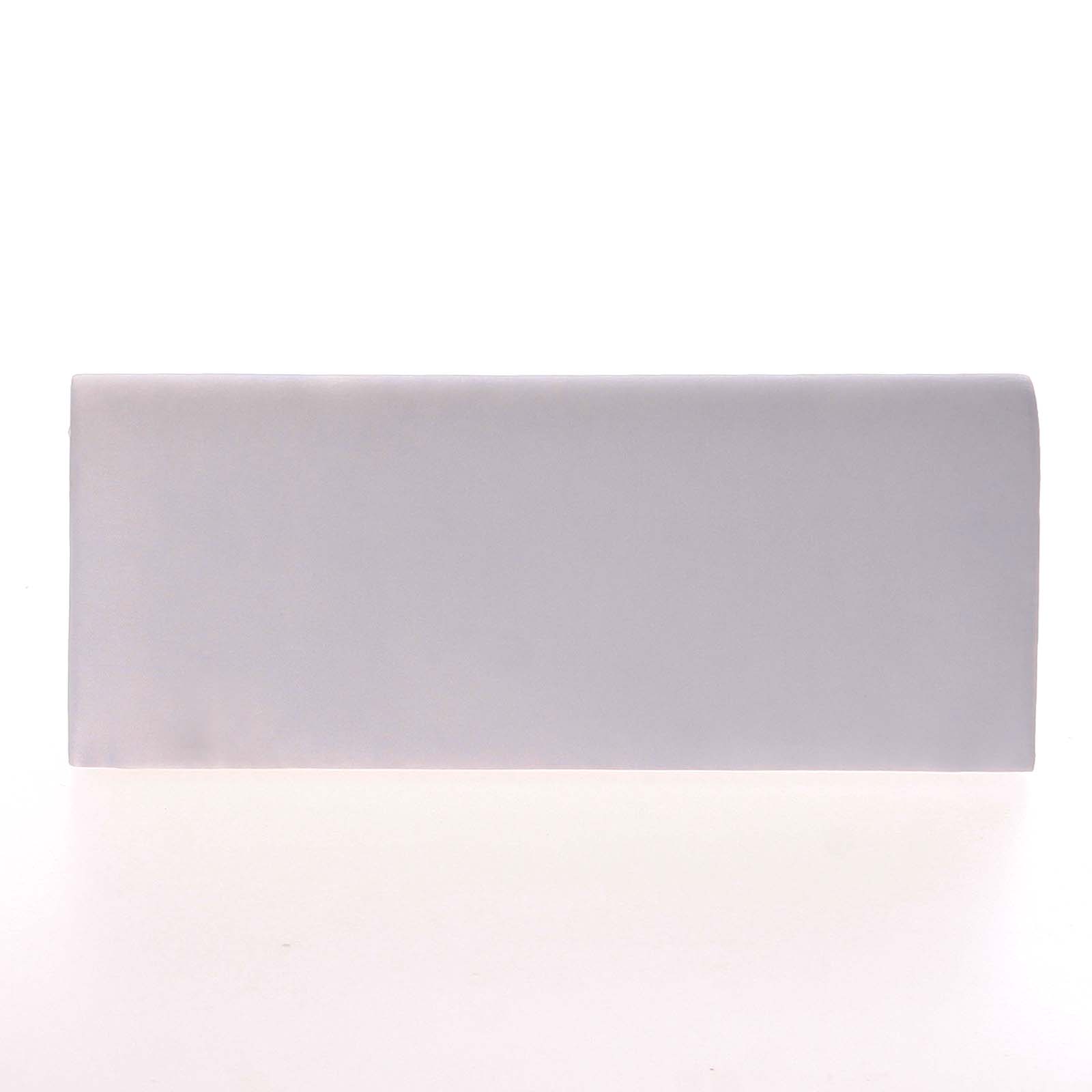 Decentní saténové psaníčko stříbrné - Delami P355 stříbrná