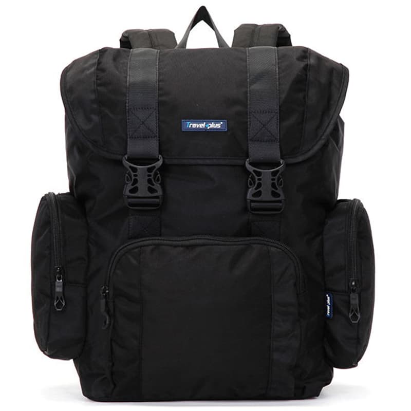 Velký černý cestovní batoh - Travel plus 7503 černá