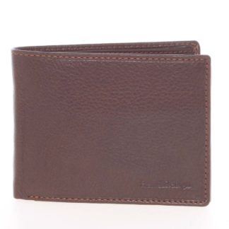 Kvalitní volná pánská kožená peněženka hnědá - SendiDesign Poseidon hnědá