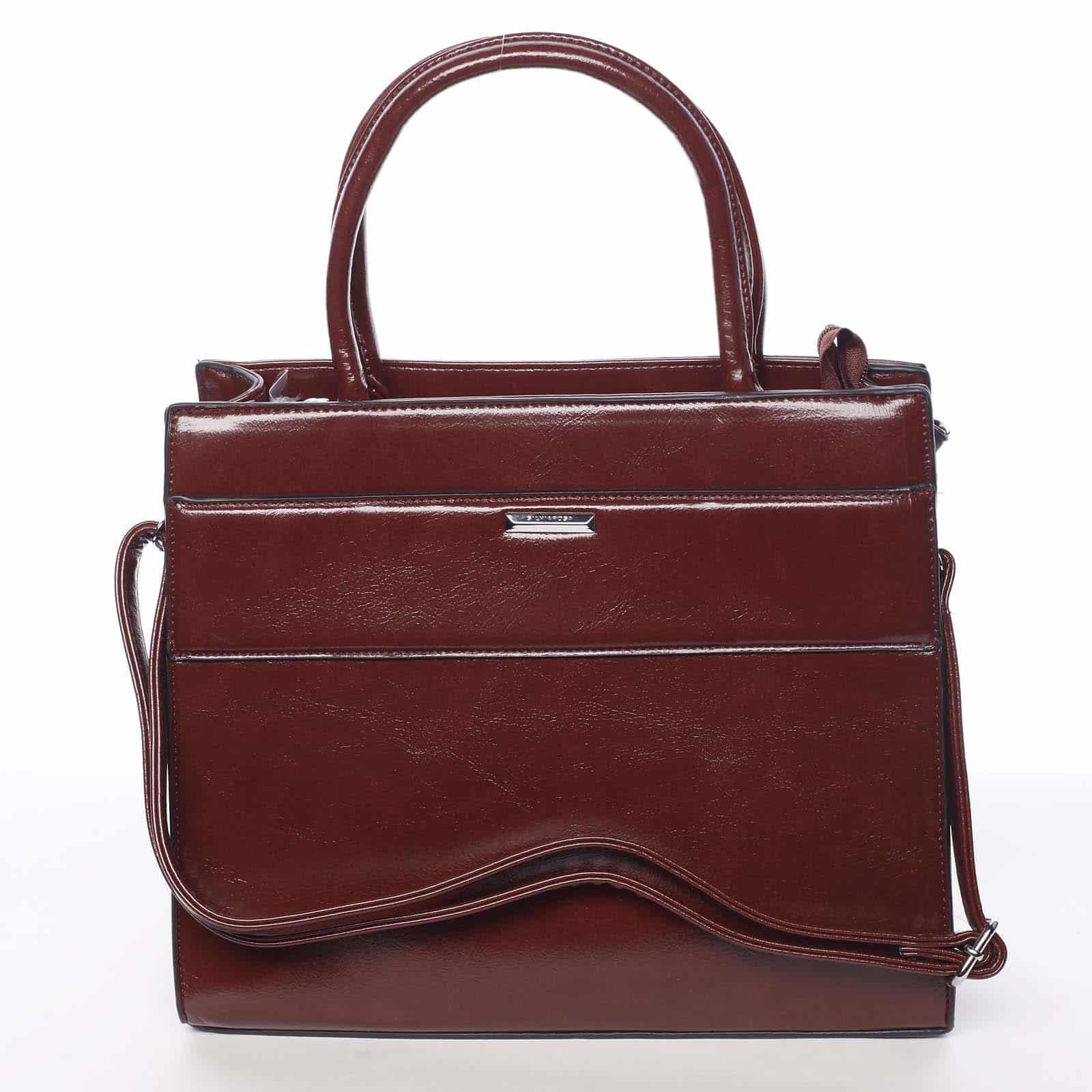 Dámská tmavě červená atraktivní kabelka - Silvia Rosa Selena červená