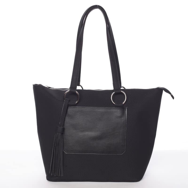 Originální vzorovaná kabelka černá - Delami Sawyer černá