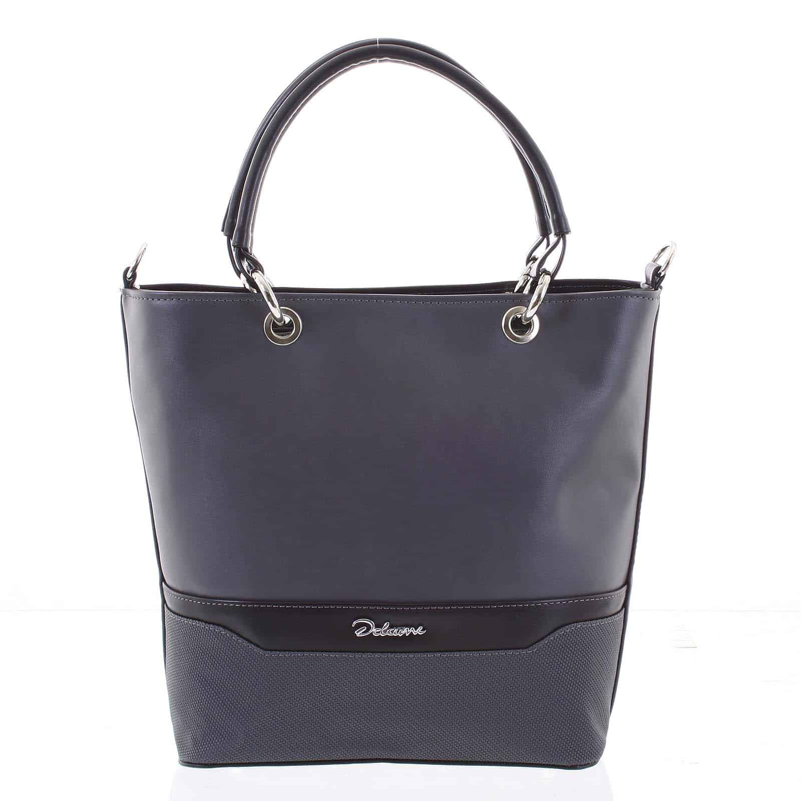 Jedinečná dámská kabelka šedá - Delami Leanna šedá