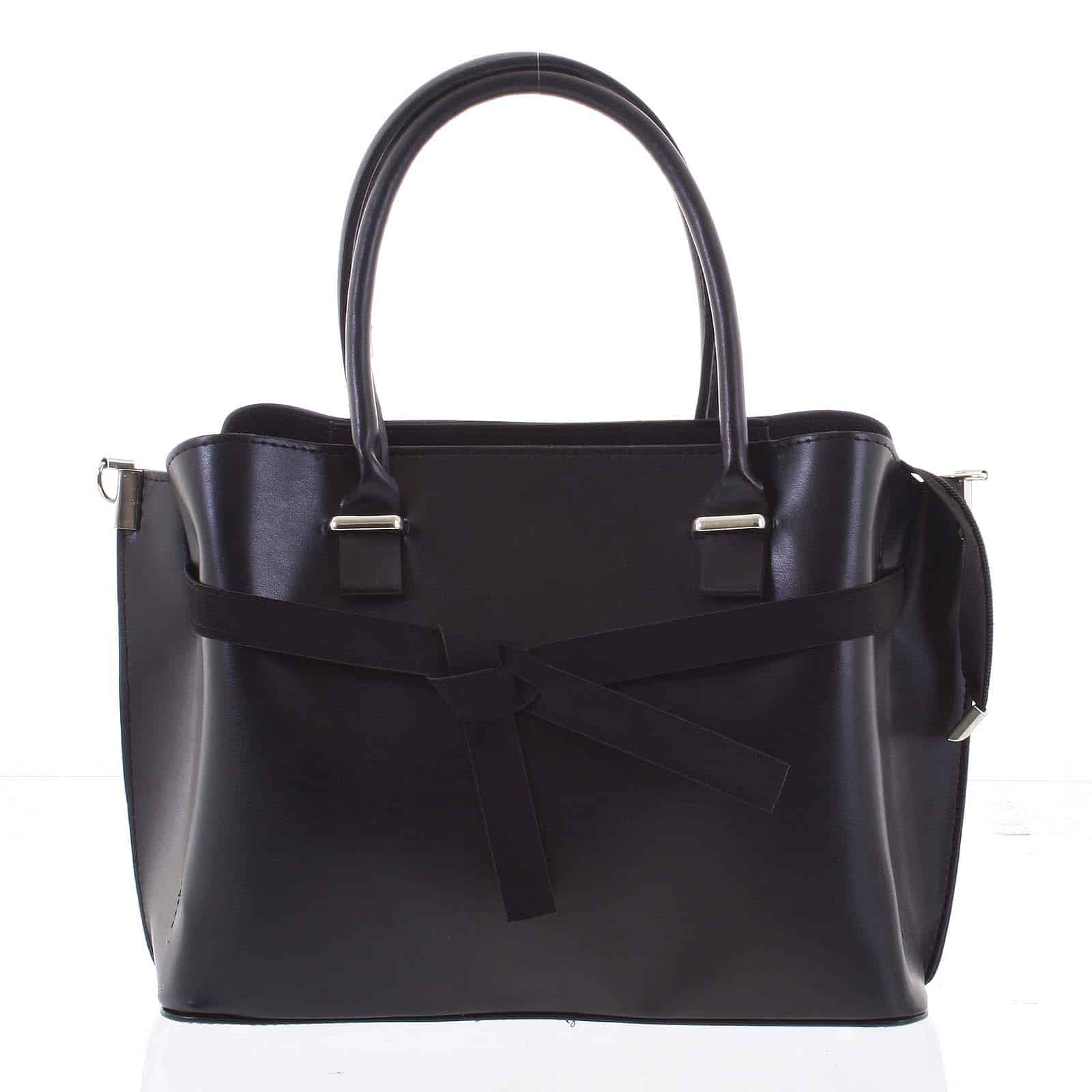 Trendy dámská kabelka do ruky černá - Delami Giovanna černá