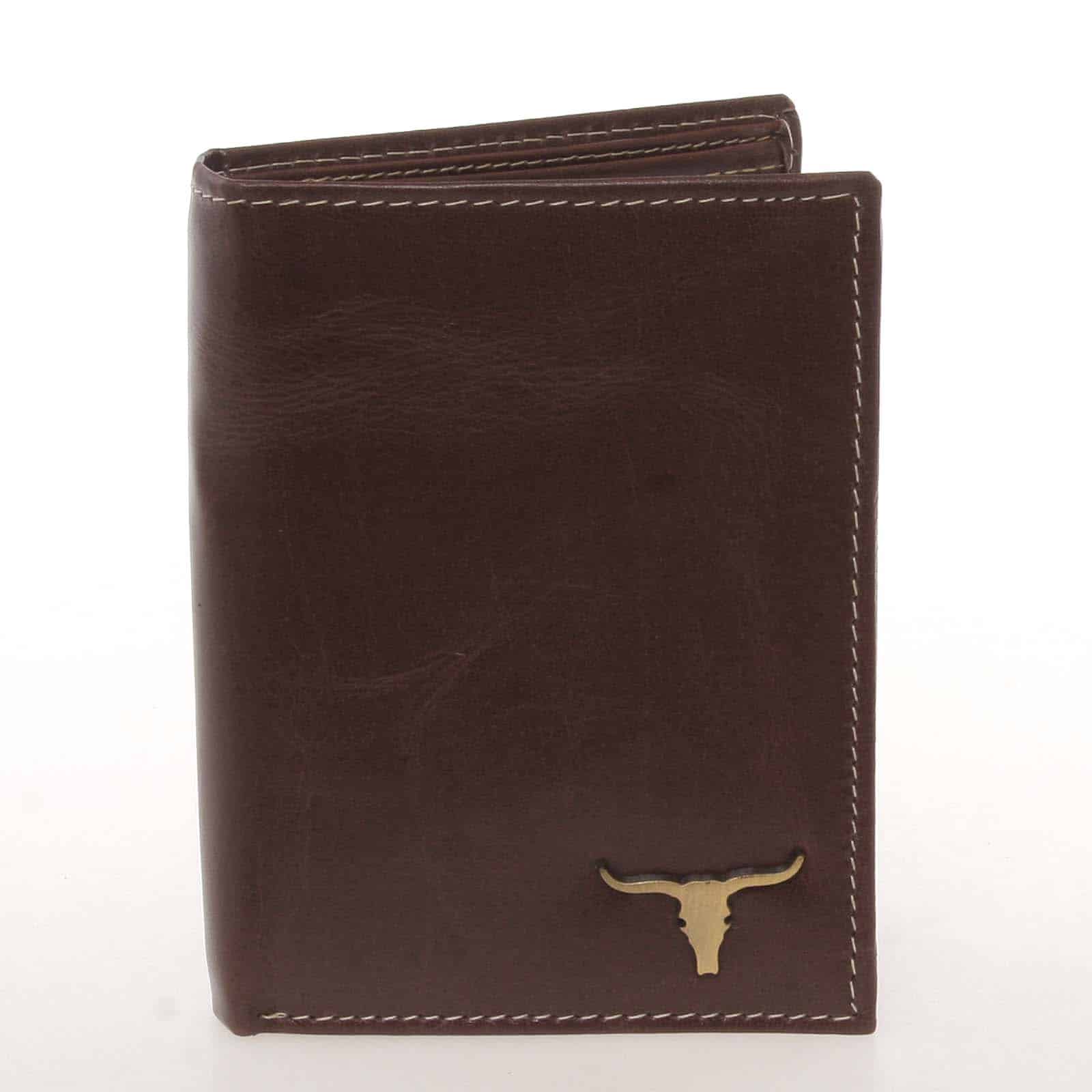 Kvalitní pánská kožená hnědá peněženka - BUFFALO Paden hnědá