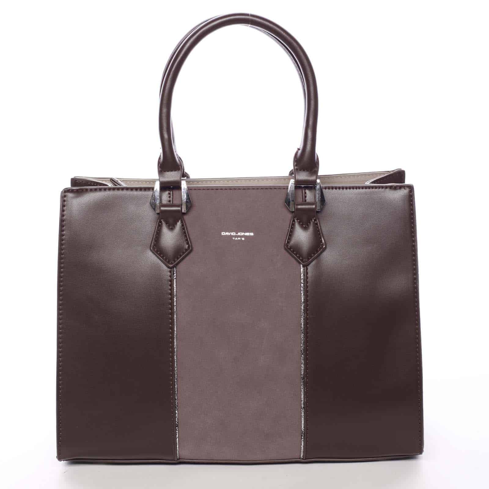 Elegantní dámská vínová kabelka do ruky - David Jones Zeruiah vínová