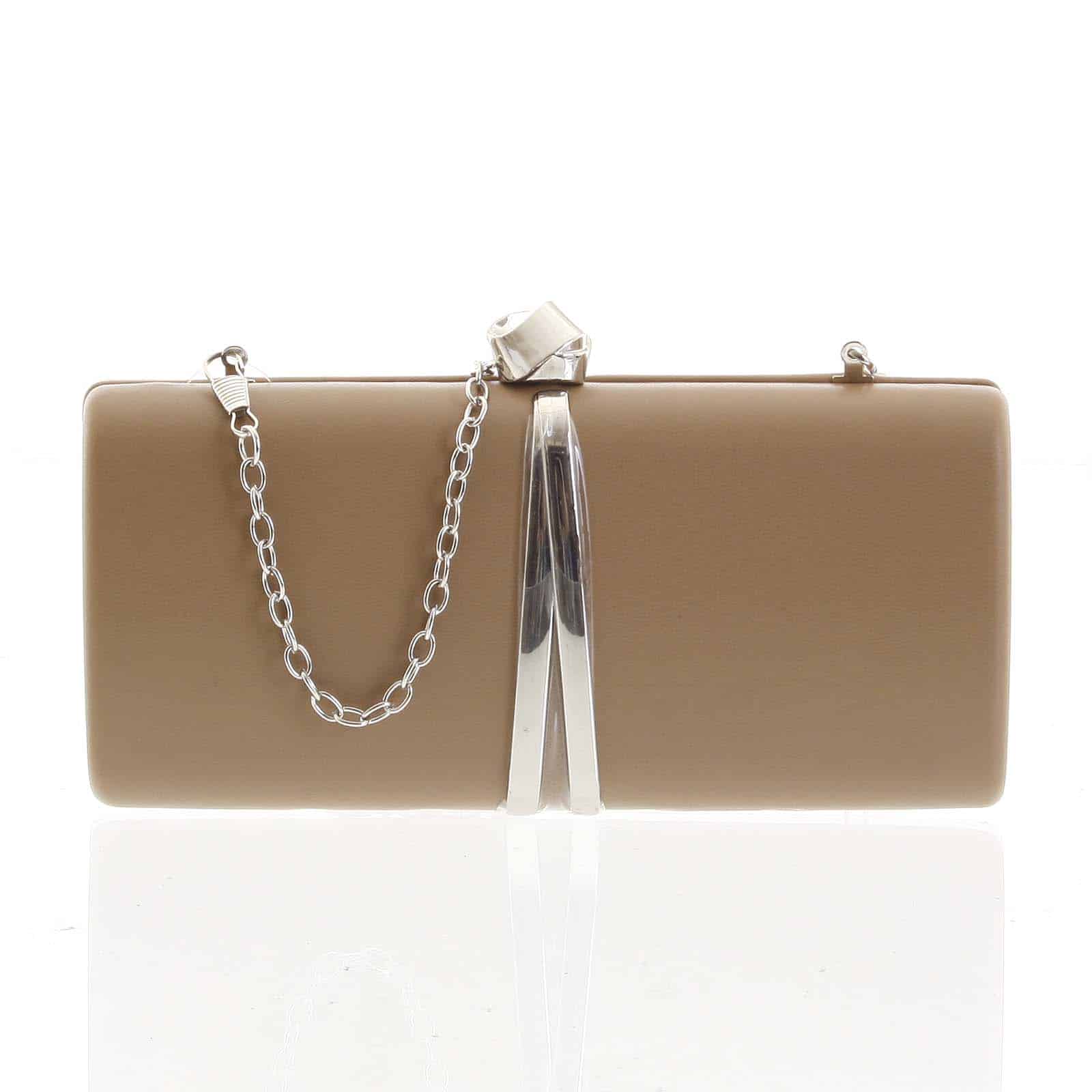 Exkluzivní malé dámské psaníčko khaki - Delami ZL2097 Khaki