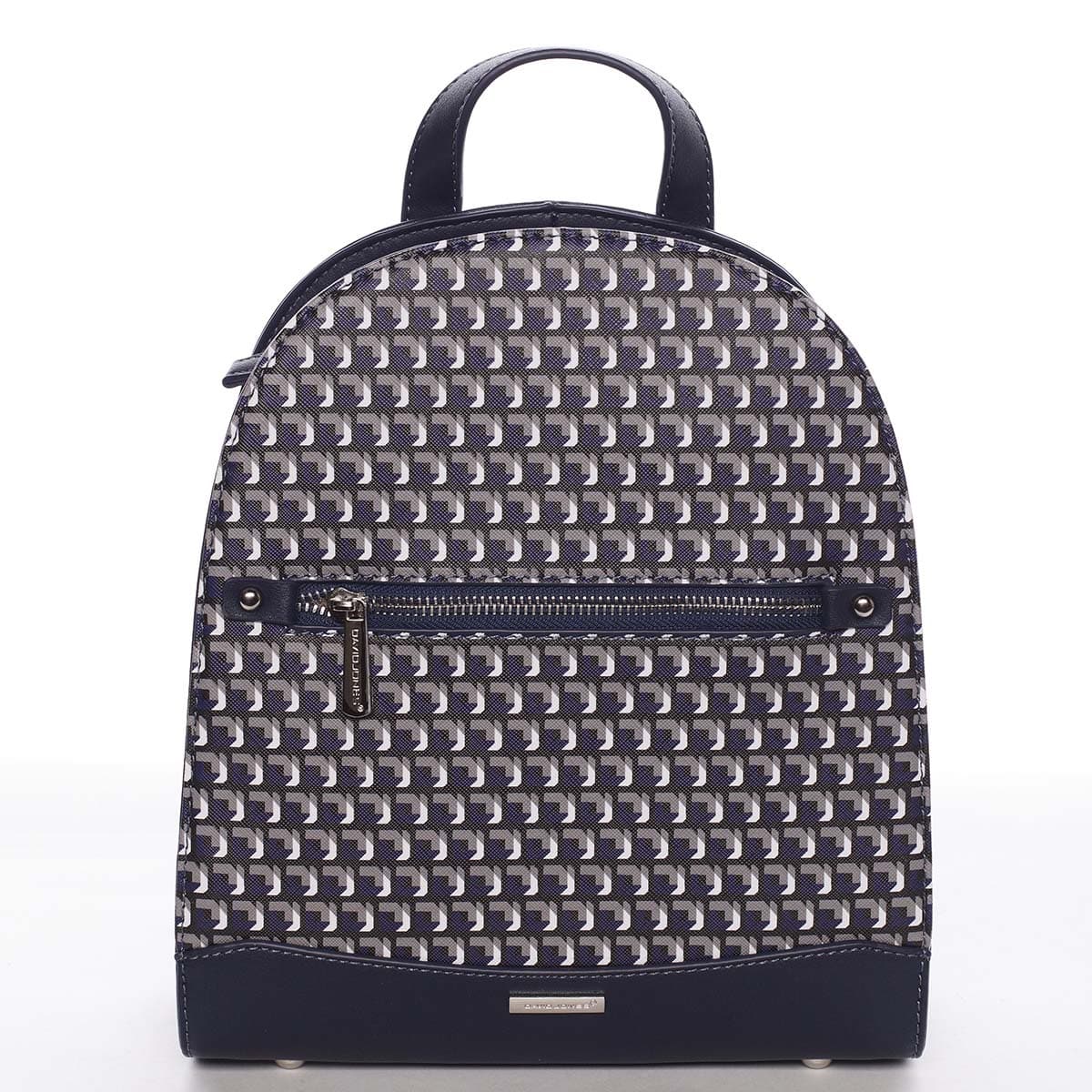 Exkluzivní tmavě modrý městský batoh - David Jones JeanPierre modrá