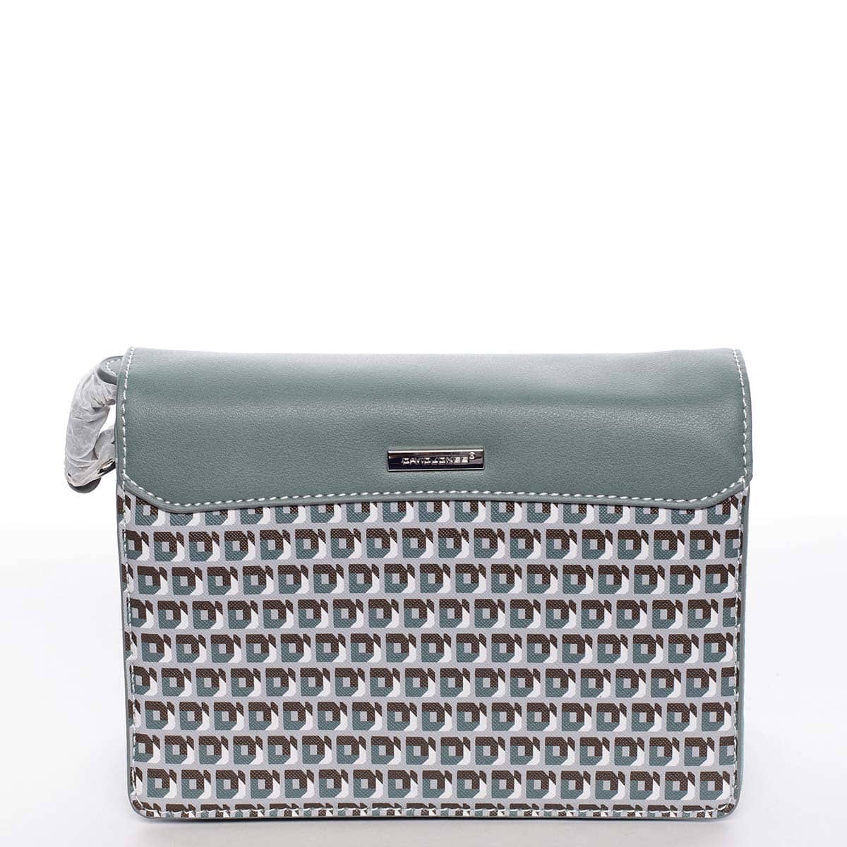 Exkluzivní zelená dámská crossbody kabelka - David Jones Evelyn zelená