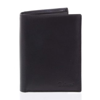 Pánská prostorná volná peněženka černá - Delami 2931CHA černá